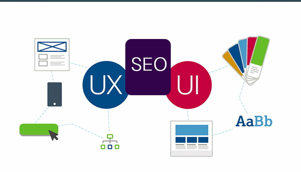 ui , ux بخشی از اصول سئو