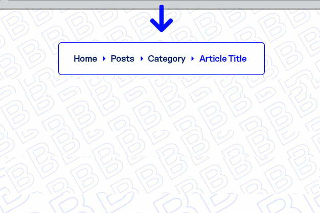 بردکرامب breadcrumb در سایت 