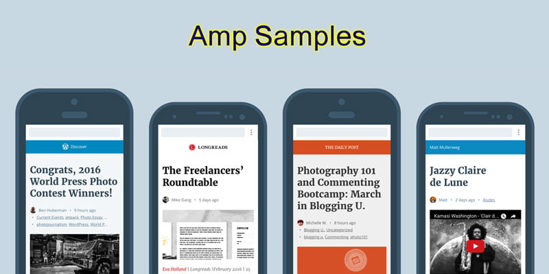 amp برای وردپرس