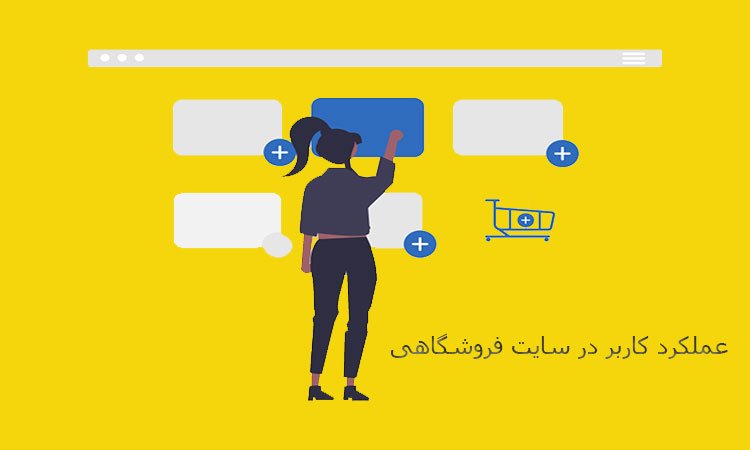 عملکرد کاربر در سایت فروشگاهی