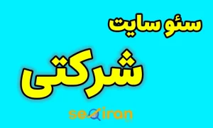 سئو سایت شرکتی