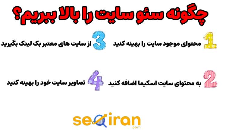 چگونه سئو سایت را بالا ببریم؟