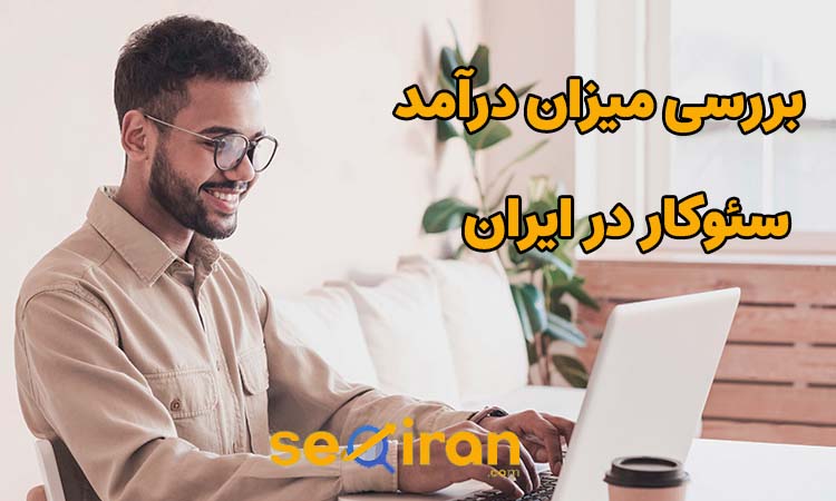 میزان درآمد سئوکار در ایران