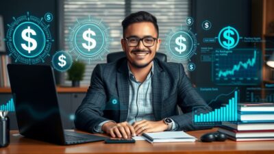 تصویر فردی خندان و کسب درامد از هوش مصنوعی