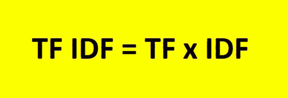 فرمول محاسبه TF IDF